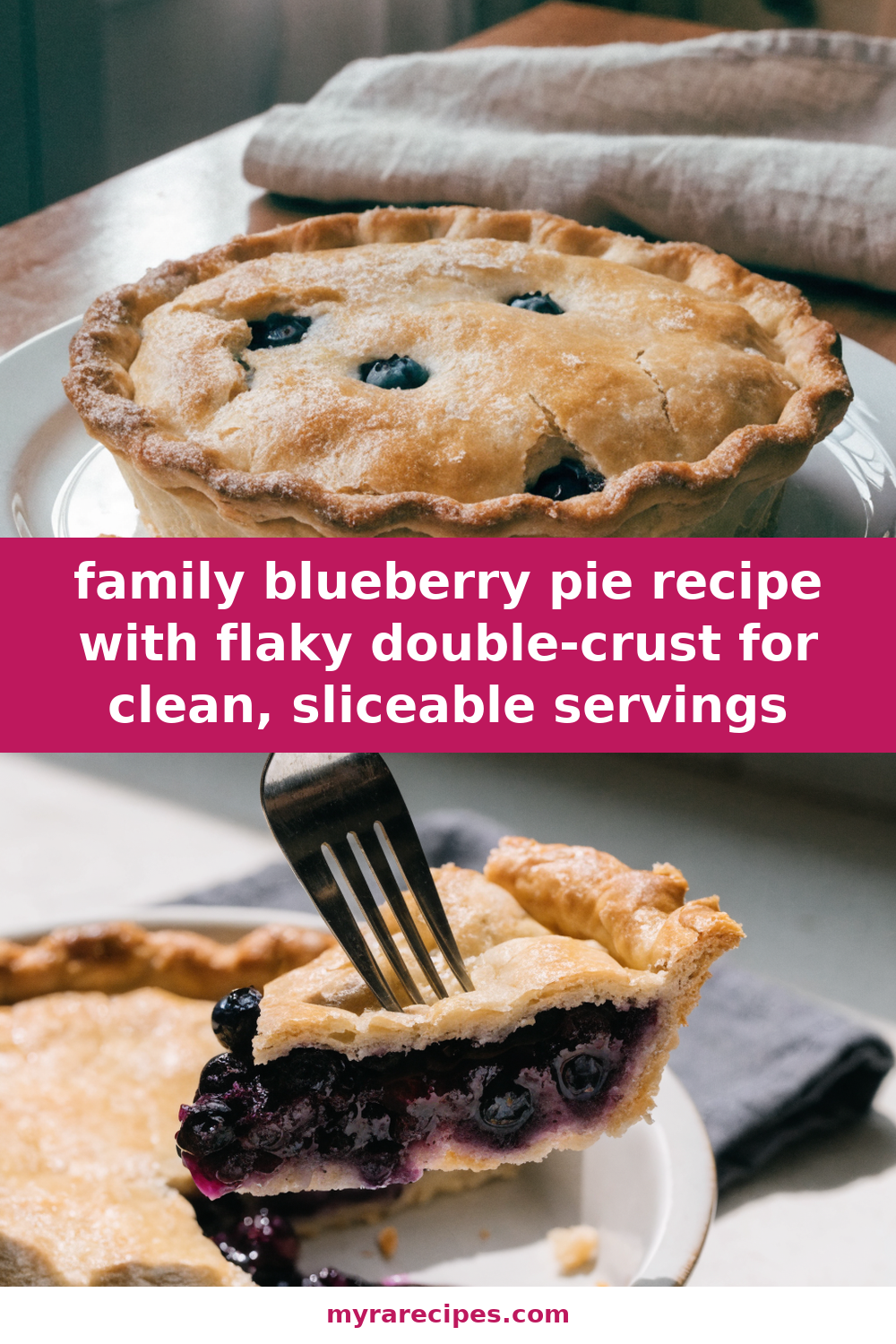 Simply the Best Blueberry Pie