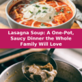Lasagna Soup: A One-Pot, Saucy Dinner the Whole Family Will Love Pinterest recipe pin