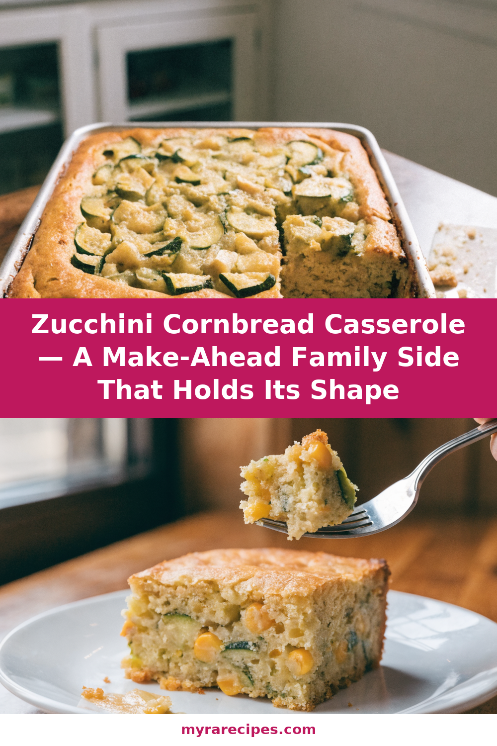 Zucchini Cornbread Casserole